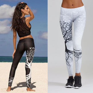 Leggings mit Baummuster