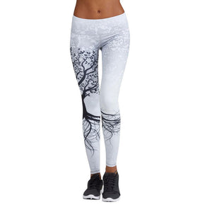 Leggings mit Baummuster